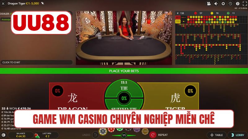 Game WM Casino chuyên nghiệp miễn chê