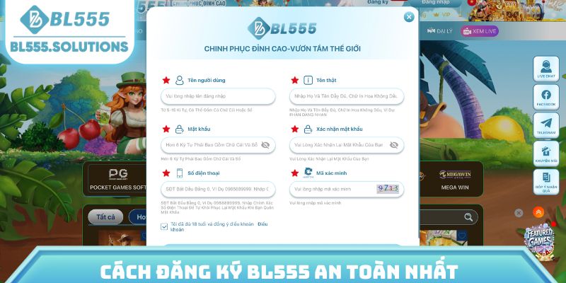 Cách đăng ký BL555 an toàn nhất